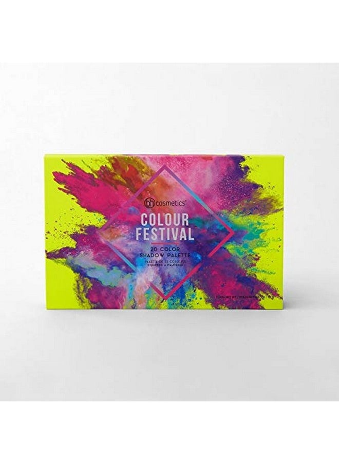 BH Cosmetics - Colour Festival 20 Color Eyeshadow Palette, Multicolored - Image 1