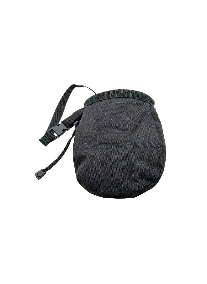 Generic Rock Climbing Chalk Bag, Drawstring Rock Climbing Chalk Bag, Bouldering Chalk Bag Bucket, with Belt and Zipper Pocket for Fitness, GYM Weight Lifting, Hunting, Bouldering Magnesium Sack  - Image 1