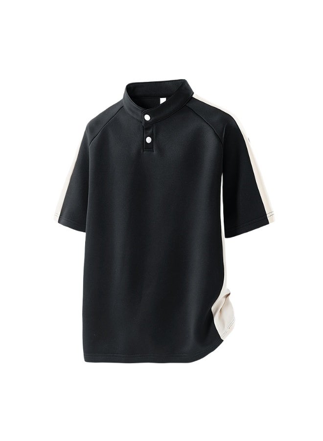 Nariele New Oversized Stand Up Collar Quick Drying T-shirt - Image 1