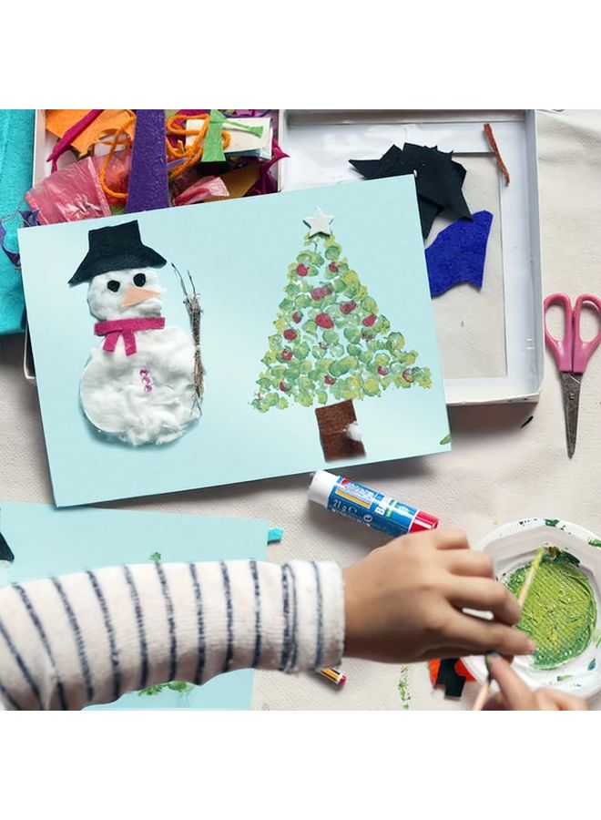 ورق مقوى A4 أحمر لؤلؤي 25 ورقة ورق براق ذو وجهين لبطاقات التهنئة DIY ودعوات الزفاف - Image 5