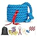 Redllo Tug of War Rope for Kids and AdultsOutdoor Field Day Family Reunion Birthday Party Summer Outside Yard Backyard Lawn Camping Picnic Carnival GamesTeam Building Blue 20FT - Image 3