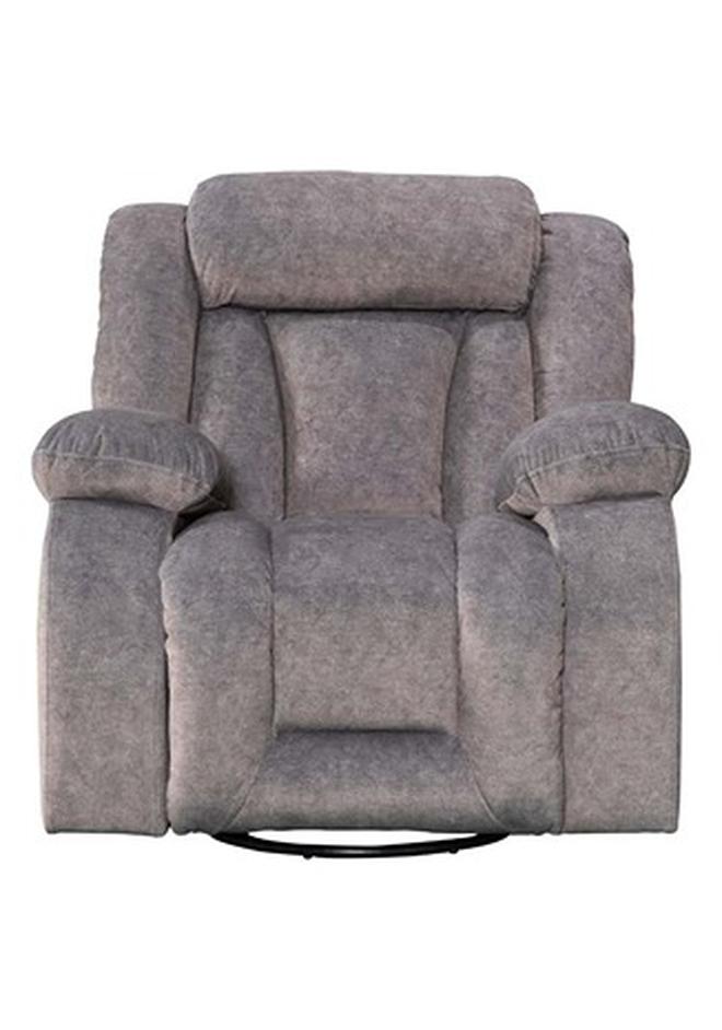 Homez Recliner Chair with Rocking and Swivel Function Light Grey - Image 1