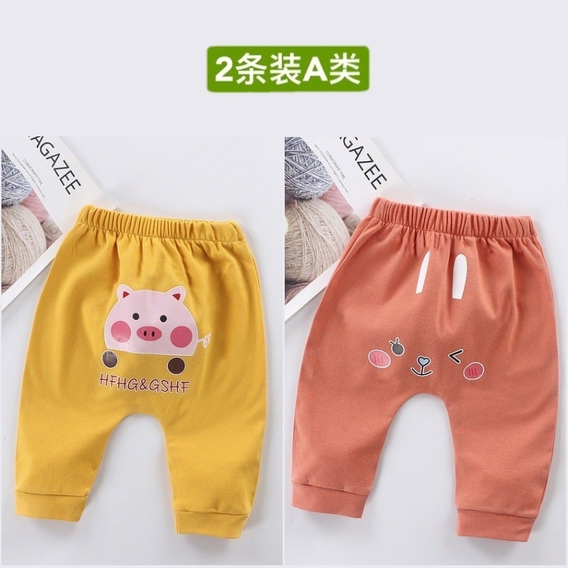 Baby'S Pants Pure Cotton Class A Men'S And Women'S Baby'S Slim-Fit Summer Baby'S Large Pp Pants For Outer Wear - Image 2