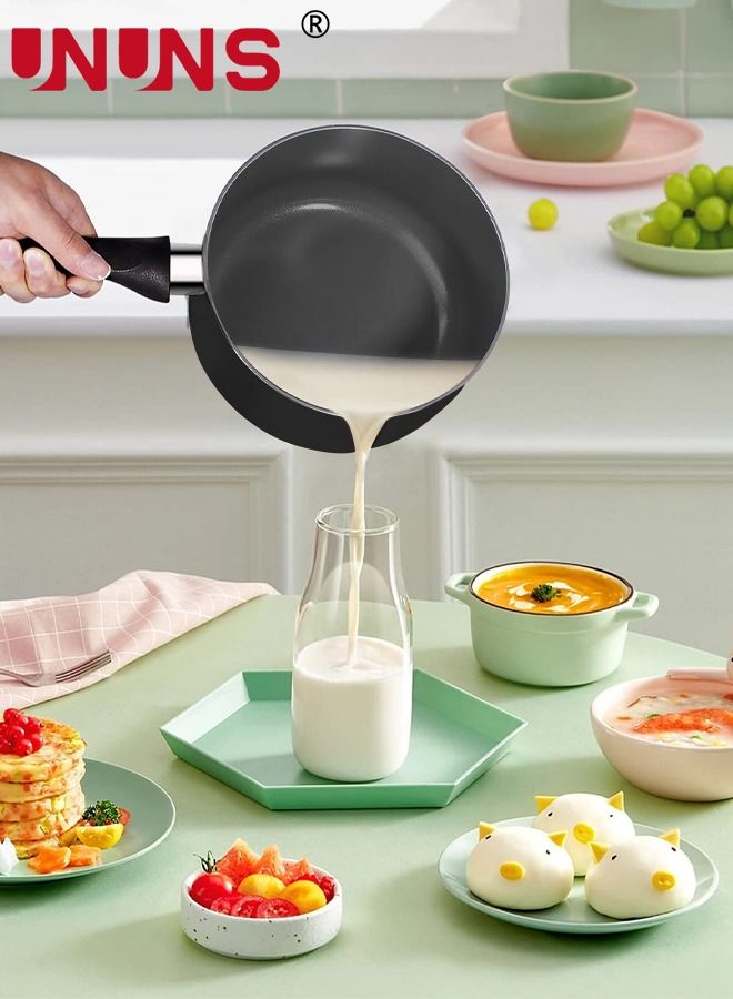 UNUNS 13 Pieces Cookware Aluminum  Set Pots and Pans Set PFAS-Free Dishwasher Safe Nonstick Kitchenware Set with Frying Pan Saucepan Saute Pan Cooking Utensils with Kitchen Tools Black - Image 5