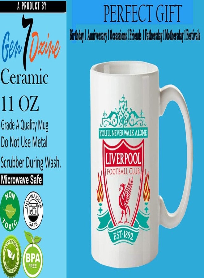 Gen7 "Liverpool, Gift for Friends l Boys l Girls l Brother l Father, Printed Ceramic Mug. 11 oz White (350 ml Pack of 1) - Image 3