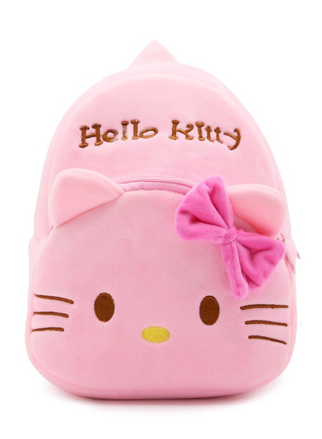 HelloKittyFriends Hello Kitty Plush School Backpack, Preschool Backpack for 1 2 3 Year Old - Pink - Image 2