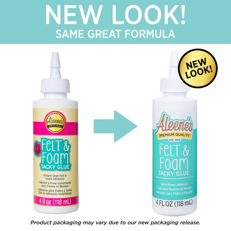 Aleene's Felt and Foam Tacky Glue, 4 FL OZ, Original Version - Image 2