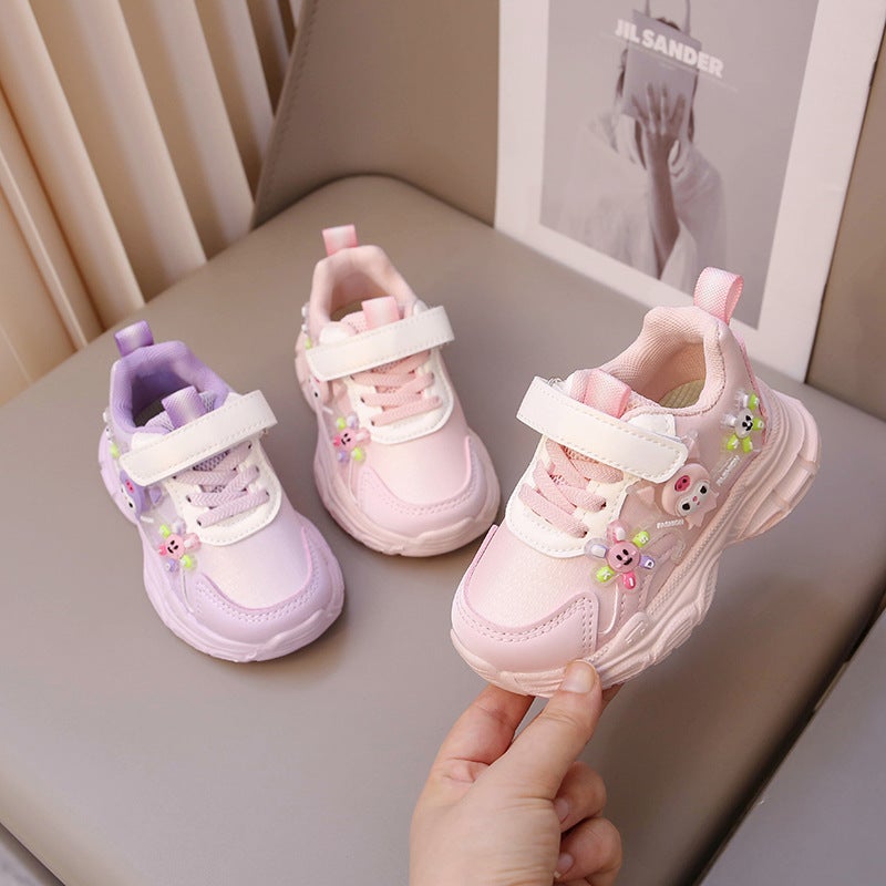 Mesh Sneakers Lightweight Flexible Sole Walking Shoes For Kids Indoor And Outdoor Activities - Image 3