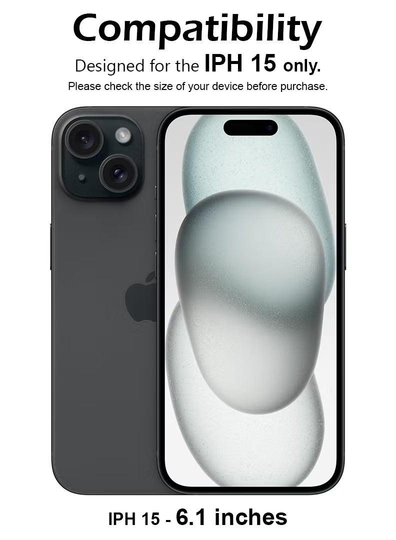 YoYoTech Screen Protector For Apple iPhone 15 6.1 Inch 2023,9H Hardness Tempered Glass Film,Bubble Free Easy Installation,Full Coverage,Anti Scratch And Touch Sensitive - Image 2