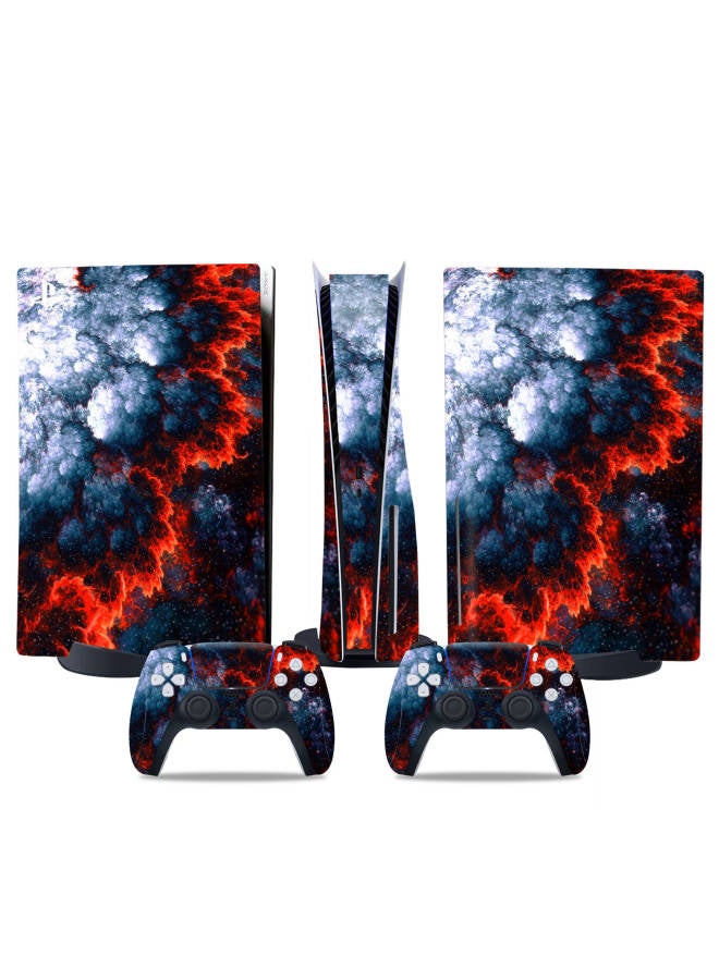 PS5 Full Body Sticker Star Neutral Colorful Film Cartoon Sticker Pain Sticker Optical Drive Digital Edition-Color:TN-DiskPS5-3514 - Image 2