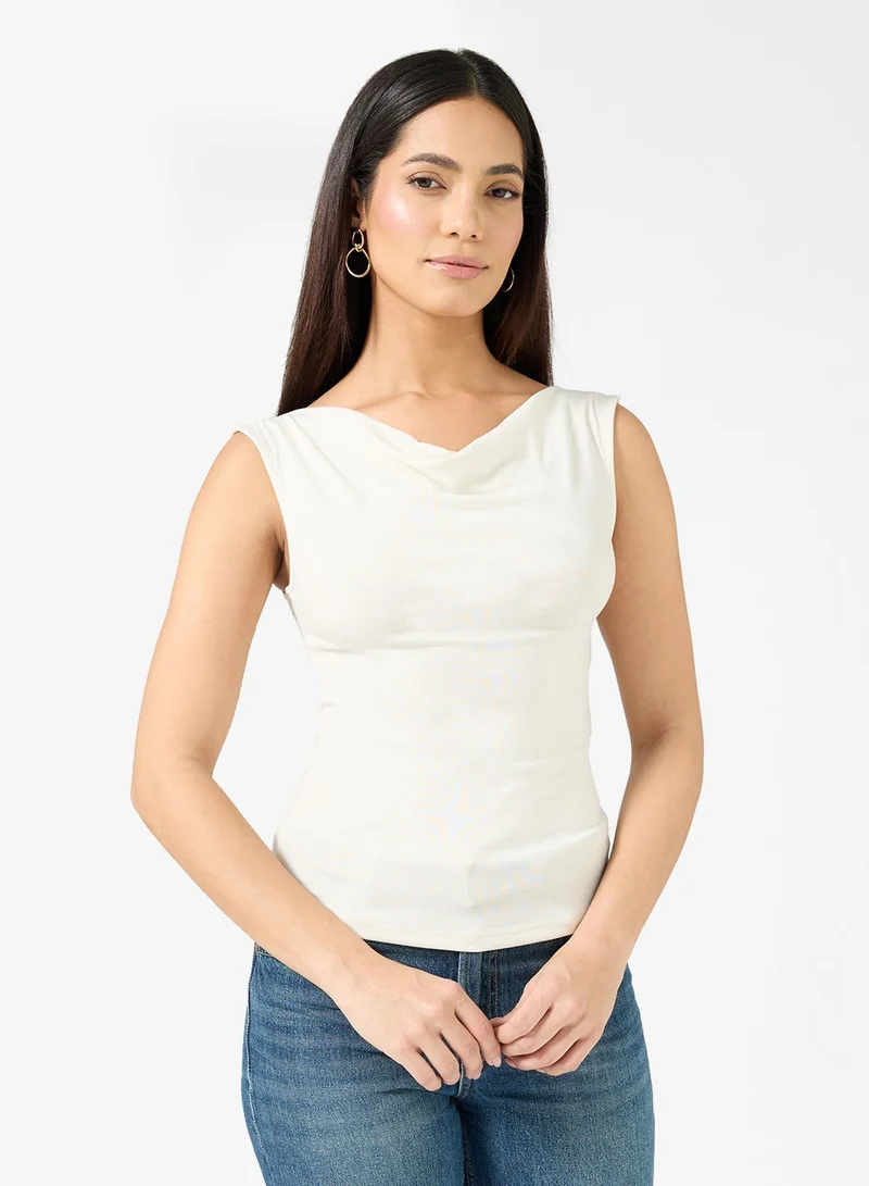 VERO MODA Vmjolene Sleeveless Waterfall Top