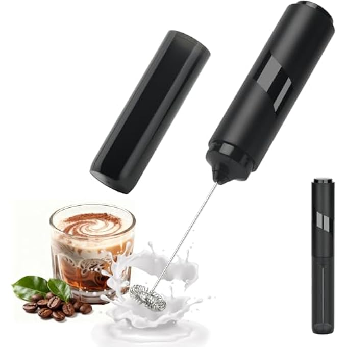 Unity Handheld Milk Frother BatteryOperated Coffee Frother Wand With Storage Tube - Image 2