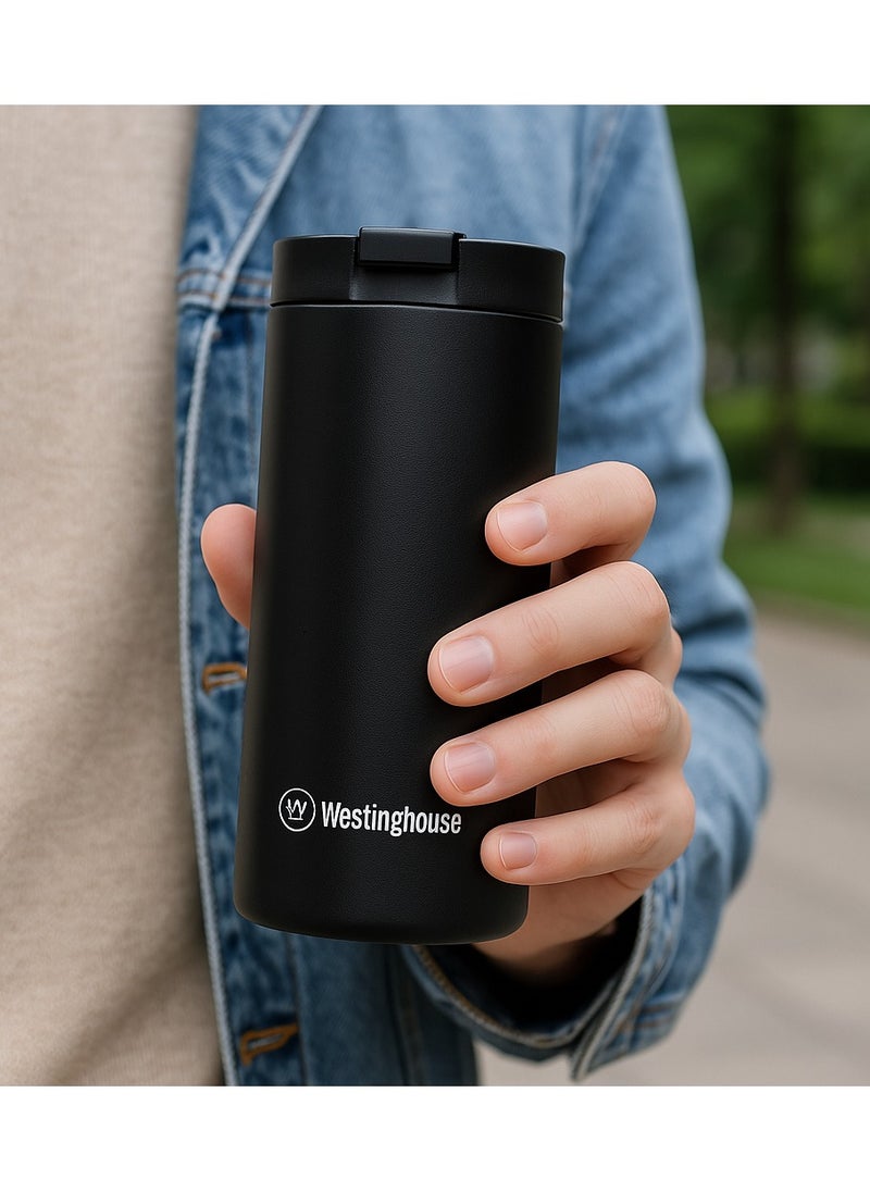Westinghouse Professional Stainless Steel Vacuum Insulated Tumbler 355ml, BPA-Free, Keeps Drinks Hot for 6 Hrs & Cold for 9 Hrs  - Image 3