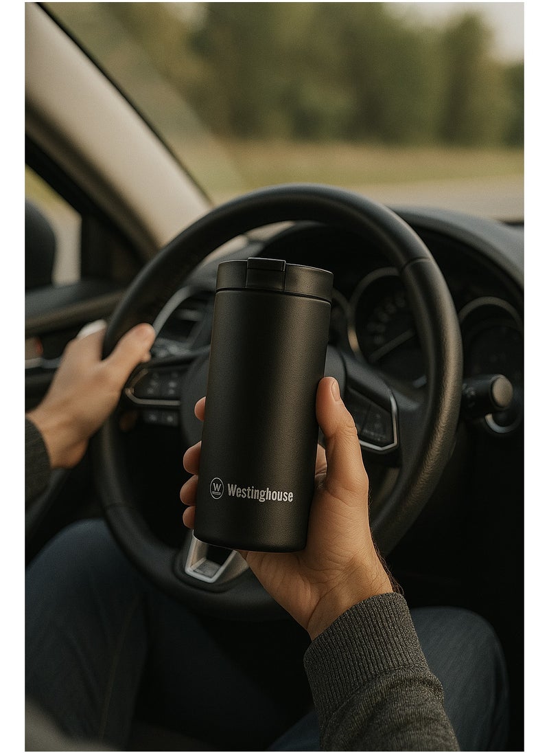 Westinghouse Professional Stainless Steel Vacuum Insulated Tumbler 355ml, BPA-Free, Keeps Drinks Hot for 6 Hrs & Cold for 9 Hrs  - Image 4