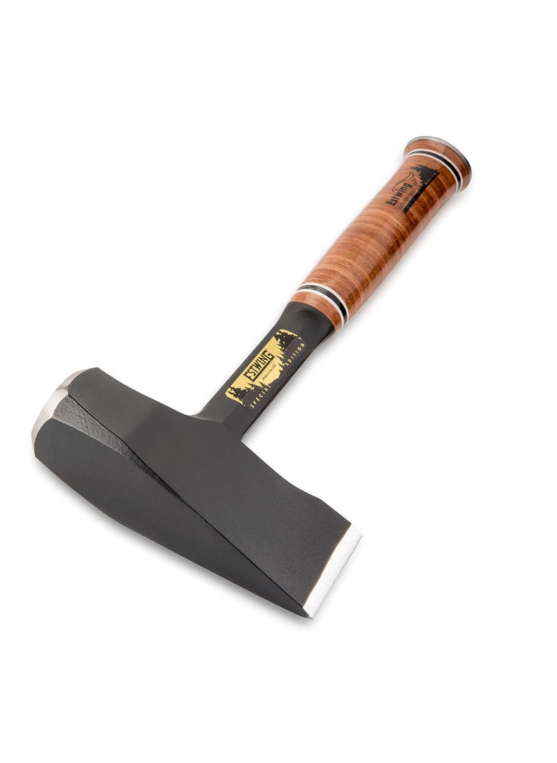 Estwing ESTWING Special Edition Fireside Friend Axe - 14" Wood Splitting Maul with Forged Steel Construction & Genuine Leather Grip - EFF4SE  - Image 2