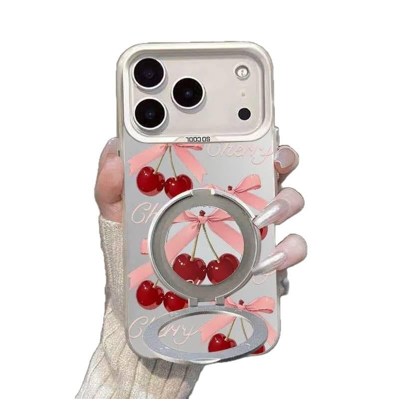BB TPU Protective Case for iPhone 16 / 16 Plus / 16 Pro / 16 Pro Max with Drop Protection and Anti-Fingerprint plus Shockproof plus Bow Design plus Pony Pattern in White - Image 5