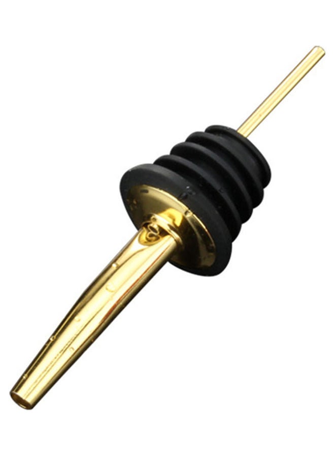 نيبمينينت أداة لسكب النبيذ مصنوعة من الإستانلس ستيل ذهبي/ أسود