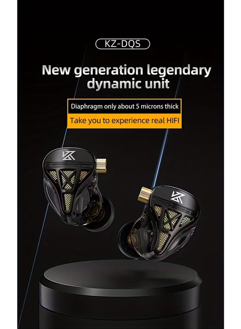 Linsoul Premium Quality KZ DQS – Dynamic Hi-Fi In-Ear Earphones - Image 4