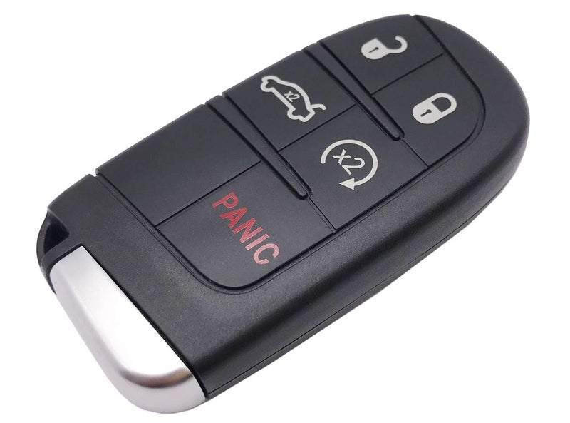 Grakest 5 Buttons Replacement Key Fob Cover Case fit for Dodge Charger Challenger Dart Durango Jeep Grand Cherokee Chrysler 300C Keyless Entry Key Fob - Image 5