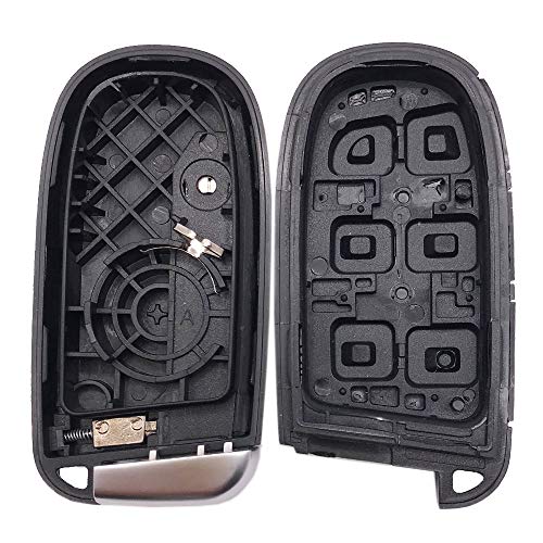 Grakest 5 Buttons Replacement Key Fob Cover Case fit for Dodge Charger Challenger Dart Durango Jeep Grand Cherokee Chrysler 300C Keyless Entry Key Fob - Image 3