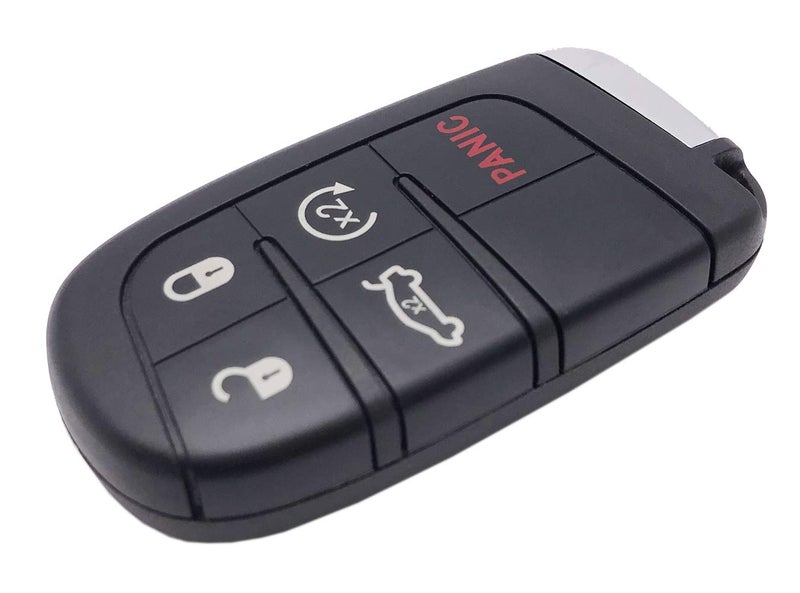 Grakest 5 Buttons Replacement Key Fob Cover Case fit for Dodge Charger Challenger Dart Durango Jeep Grand Cherokee Chrysler 300C Keyless Entry Key Fob - Image 4