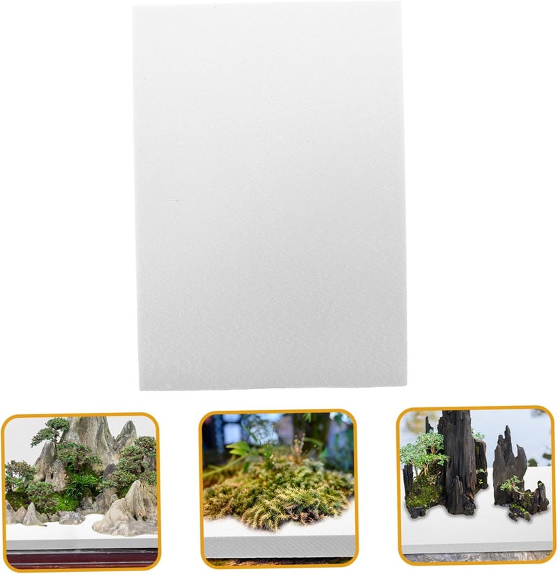 COOPHYA 2pcs Thick Foam Craft for Diorama and Model Building Foam Board for Landscape Design Easy to Cut and Shape for Projects and School Assignments - Image 3