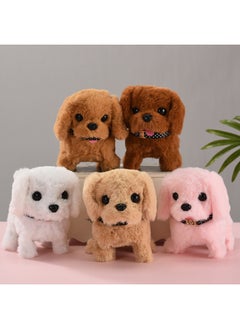 Generic Simulation Electric Puppy Online Celebrity Doll Electric Plush Toy Dog Will Walk And Call Tail Electronic Pet Dog-Color:Short-legged Cat-Gray  - Image 4