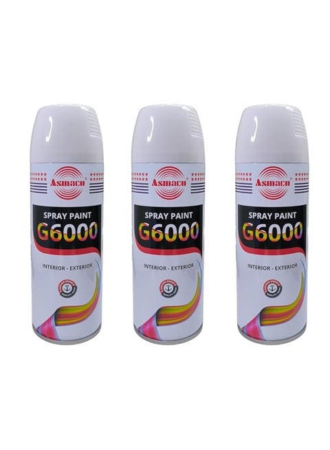 Spray Paint for Car/Bike - White 3 pices