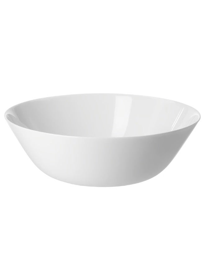 Serving Bowl White Height 7 cm Diameter 23 cm Volume 1.6L - Image 1