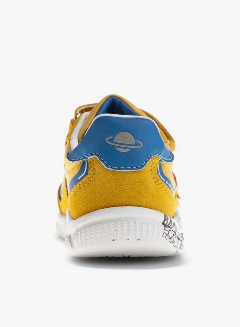 Pablosky Boys' Printed Sneakers with Hook and Loop Closure