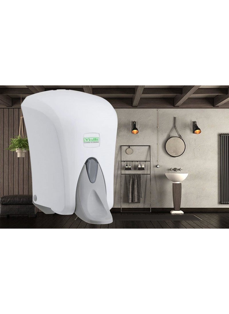Vialli F6M Medical Foam Soap Dispenser White 1000 ml  - Image 2