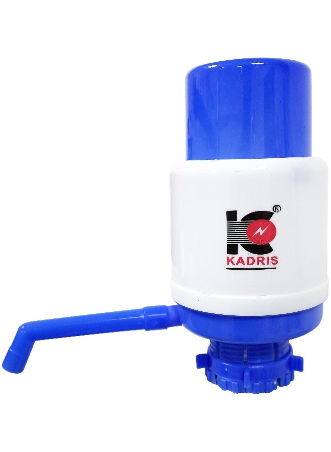 KADRIS مضخة مياه يدوية SA-1139 لزجاجة سعة 5 جالون - موزع شرب يدوي خالي من BPA يتناسب بشكل آمن مع أغطية الجراك - 3 أطوال أنابيب، غطاء واقي لفوهة، مواد غذائية بألوان متنوعة  - Image 3