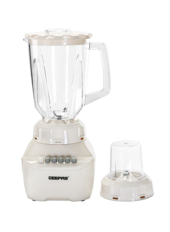 جيباس خلاط 2 في 1 بقدرة 250 وات، 1.5 لتر 1.5 L 250 W GSB5362 أوف وايت/ شفاف - Image 1
