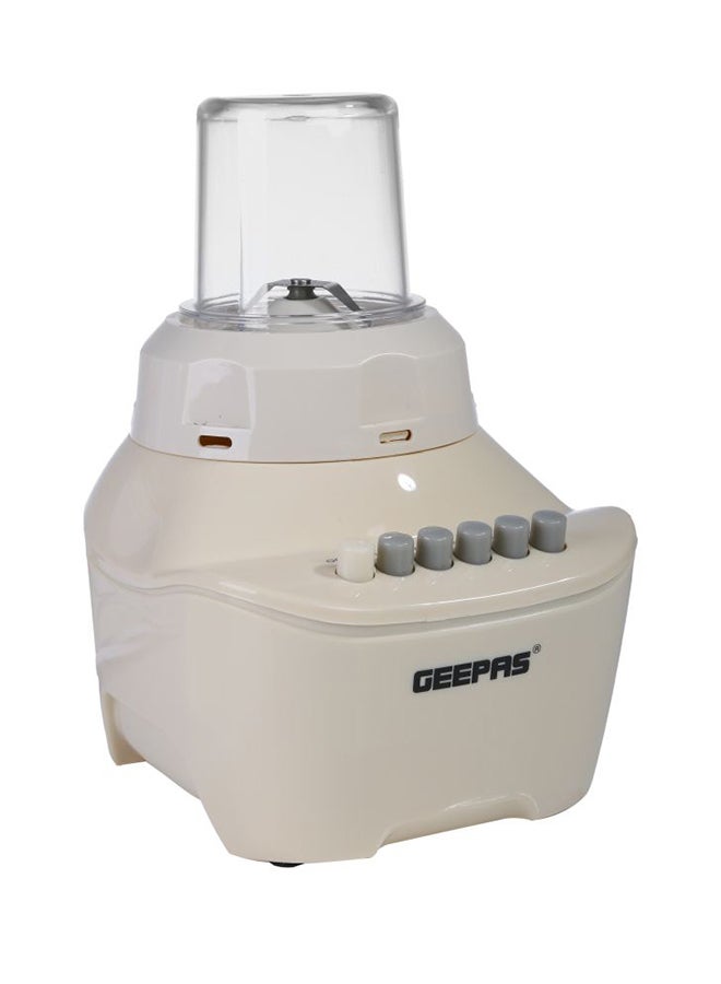 جيباس خلاط 2 في 1 بقدرة 250 وات، 1.5 لتر 1.5 L 250 W GSB5362 أوف وايت/ شفاف - Image 2