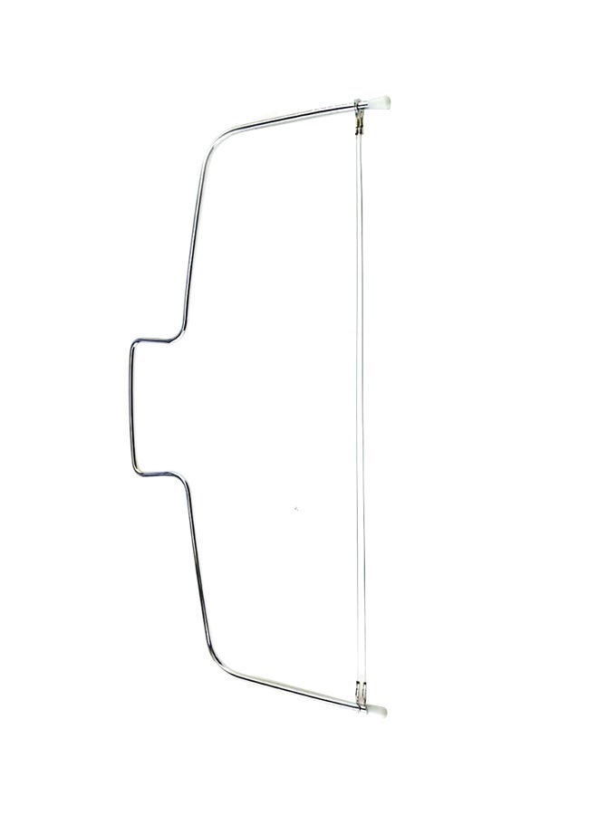 NIBEMINENT Double Line Cake Separator Silver 32x16x1centimeter - Image 1