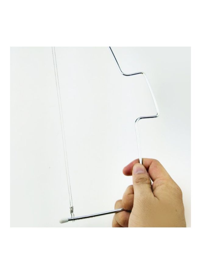 NIBEMINENT Double Line Cake Separator Silver 32x16x1centimeter - Image 4