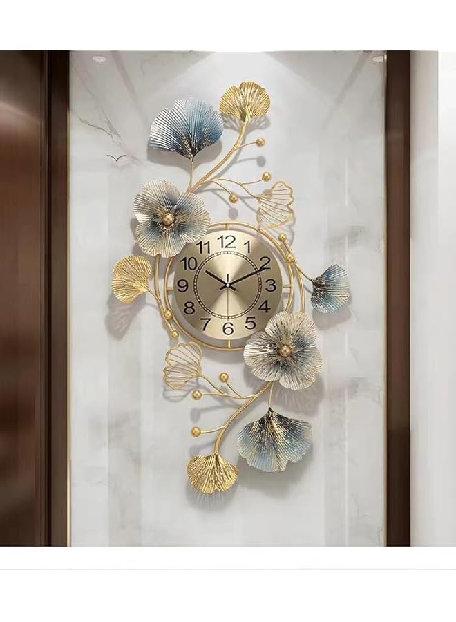 The Bros ساعة حائط كبيرة 37 بوصة صامتة غير متقطعة ساعة زخرفية 3D تصميم فريد ساعة حائط أنيقة لغرفة المعيشة، غرفة النوم، المكتب، المنزل - Image 3