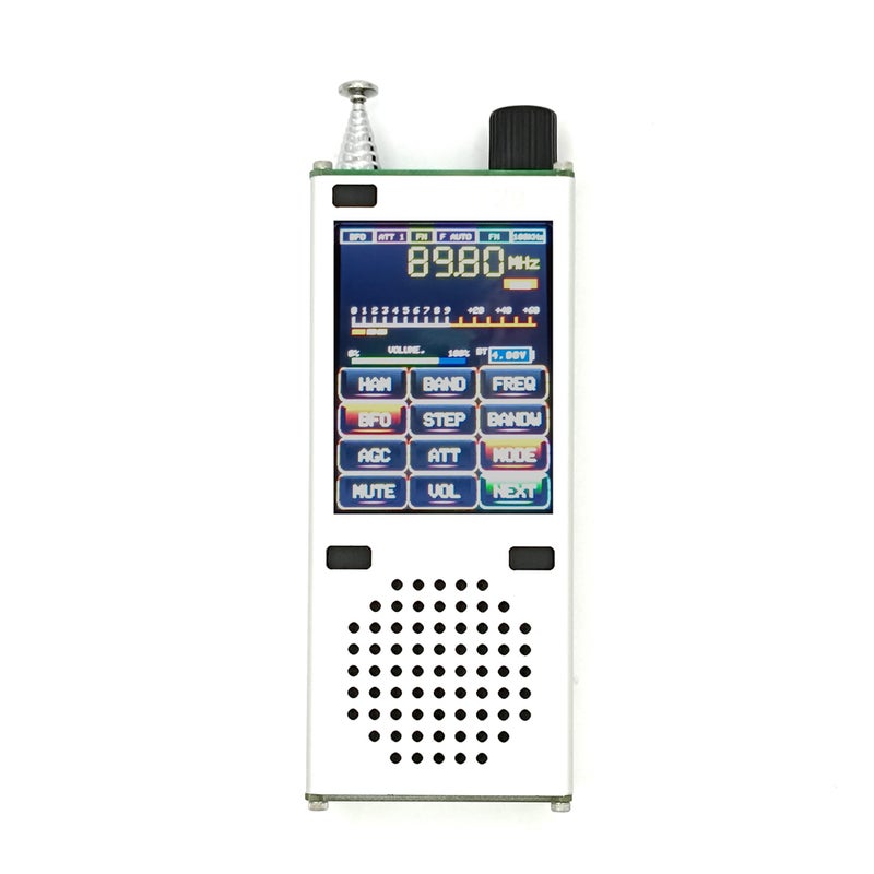 ATS120 SI4732 ESP32 BT 150K-30Mhz 64M-108Mhz Receiver Frequency Amplitude Modulation LSB USB All Band Modes Adjustable 2.4inch Digital TFT Display with Rotary Encoder Knob - Image 1
