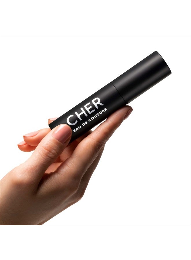 SCENT BEAUTY Cher Eau De Couture Atomizer Perfume by Scent Beauty - Unisex Perfume Spray in Matte Mini - Citrusy Scent with Notes of Bergamot, Jasmine, Rose, Vetiver, Sandalwood, Vanilla Orchid - 0.34 Fl Oz - Image 3