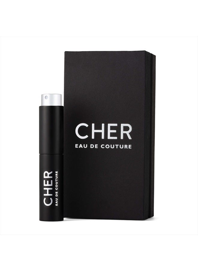 SCENT BEAUTY Cher Eau De Couture Atomizer Perfume by Scent Beauty - Unisex Perfume Spray in Matte Mini - Citrusy Scent with Notes of Bergamot, Jasmine, Rose, Vetiver, Sandalwood, Vanilla Orchid - 0.34 Fl Oz - Image 2