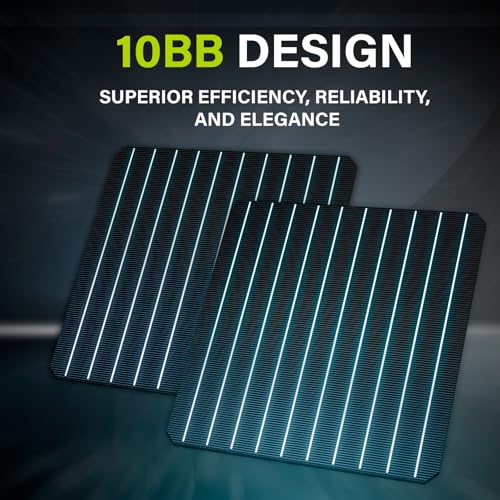 Newpowa 10W(Watts) 12V(Volts) Monocrystalline 10BB Solar Panel High-Efficiency PV Module Power for Boat RV Gate Opener Fences - Image 5