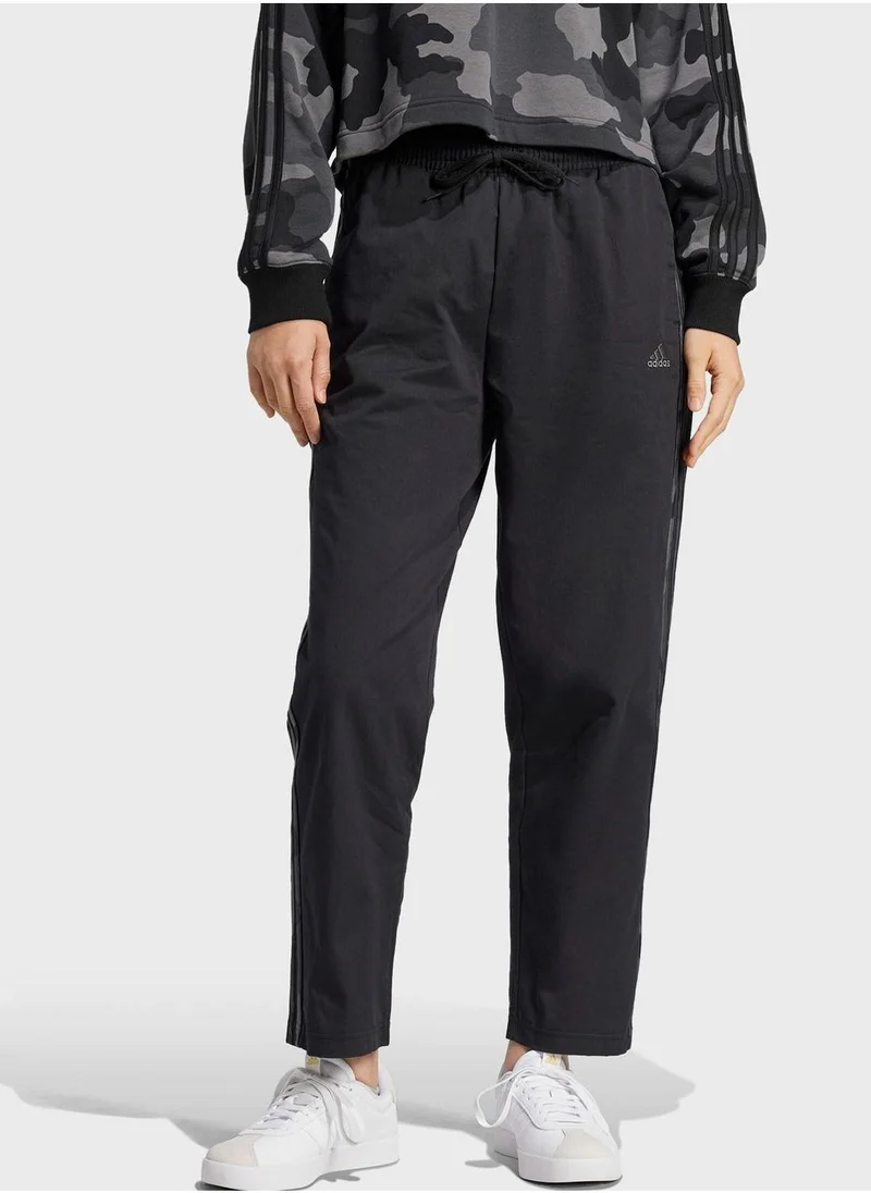 اديداس Essentail Camo Printed 3 Stripe Twill Pants