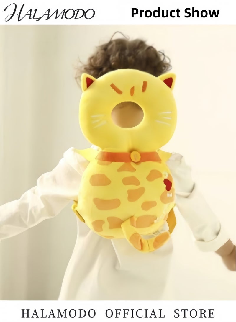 هالامودو واقي رأس مشاية الأطفال قابل للتعديل، حقيبة ظهر لحماية رأس الطفل، حقيبة ظهر لتعلم المشي والزحف، وسادة مضادة للتصادم والسقوط، وسادة أمان للأطفال من عمر 5 إلى 24 شهرًا - Image 3