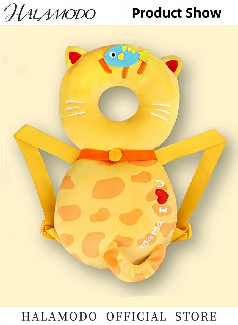 هالامودو واقي رأس مشاية الأطفال قابل للتعديل، حقيبة ظهر لحماية رأس الطفل، حقيبة ظهر لتعلم المشي والزحف، وسادة مضادة للتصادم والسقوط، وسادة أمان للأطفال من عمر 5 إلى 24 شهرًا - Image 2