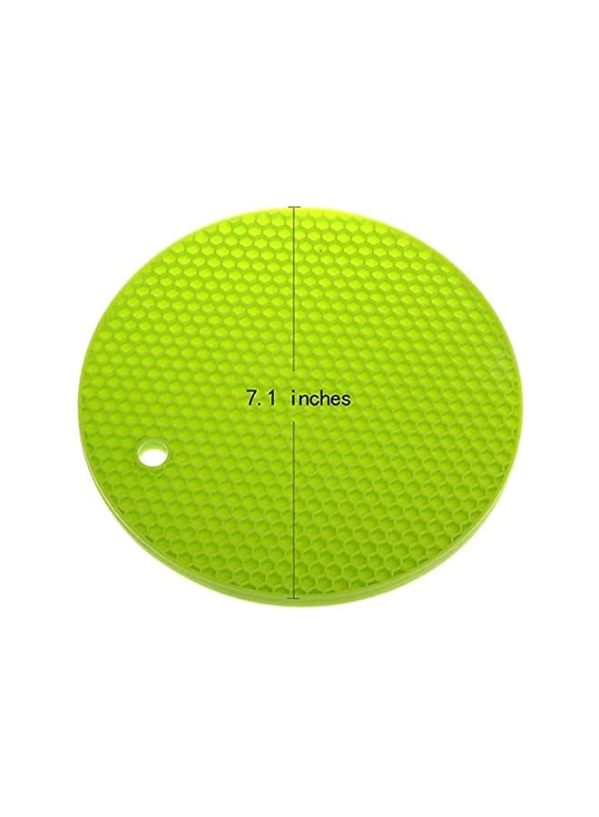 KASTWAVE 5 Pcs Extra Thick Silicone Round Trivet Mats Multi-Purpose Pot Holder Non-Slip Trivets for Hot Pots and Pans Heat Resistant Mat Thickness for Tables Countertops Kitchen (5 Colors) - Image 5