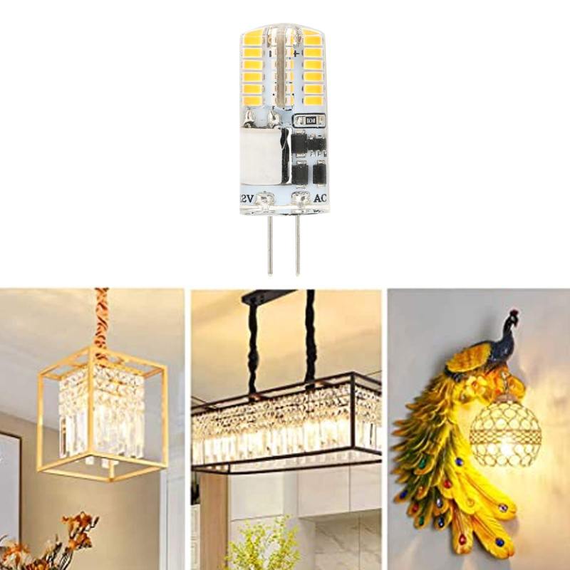 G4 Bulb 48LED Light Bulb 3W 300LM Bi Pin Light NonDimmable for Chandelier AC DC 12V(Natural Light 40004500K ) - Image 2