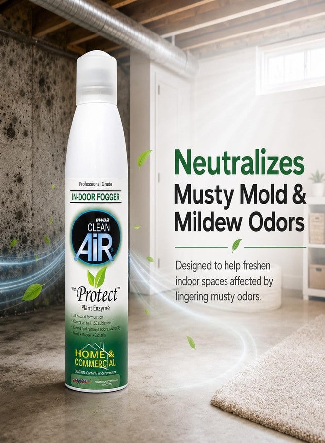 DWD2 Protect™ Home & Commercial Mold-Treatment Plant-Based Mold-Odor Remover Fogger Treatment - eco-friendly solution for a safer and healthier living and working space (8 oz. - Image 2