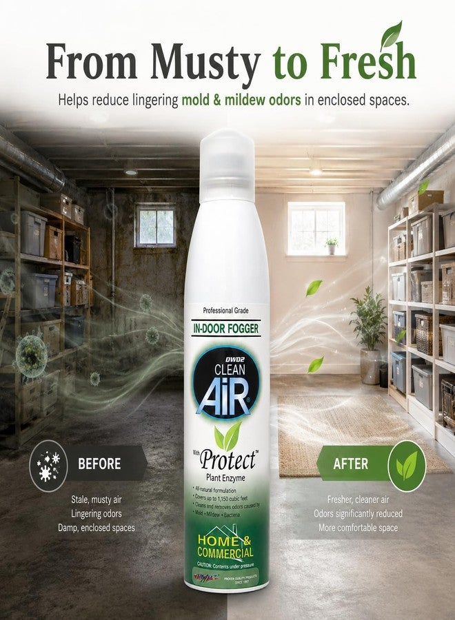 DWD2 Protect™ Home & Commercial Mold-Treatment Plant-Based Mold-Odor Remover Fogger Treatment - eco-friendly solution for a safer and healthier living and working space (8 oz. - Image 5