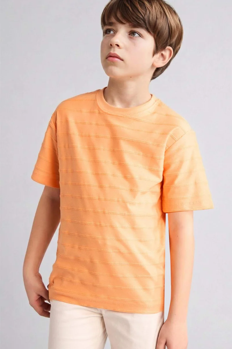 ديفاكتو Boy New Regular Fit Short Sleeve T-Shirt