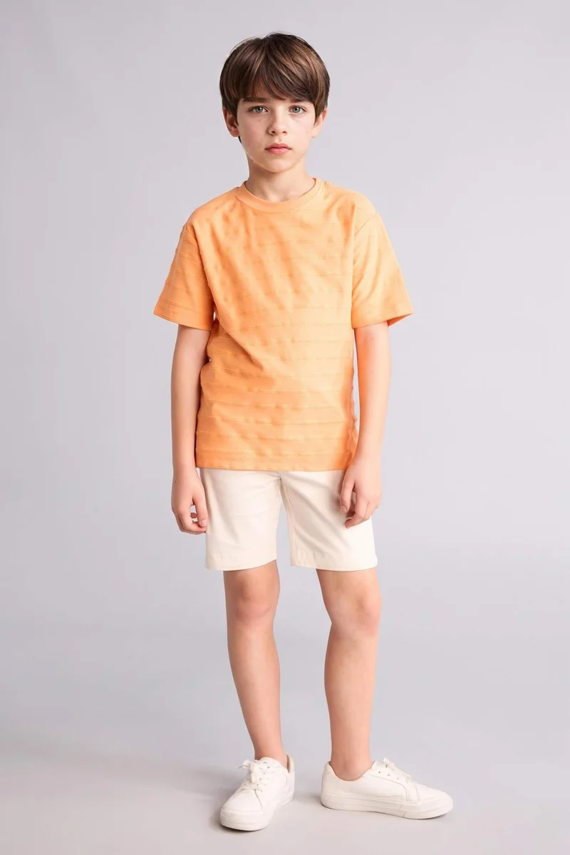 ديفاكتو Boy New Regular Fit Short Sleeve T-Shirt